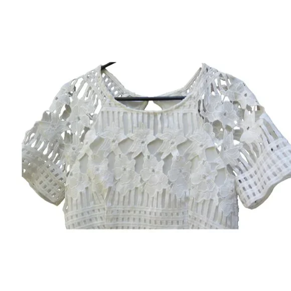 LACE & HEELS BOUTIQUE - lace/crochet style dress - size 10 - Picture 12 of 12